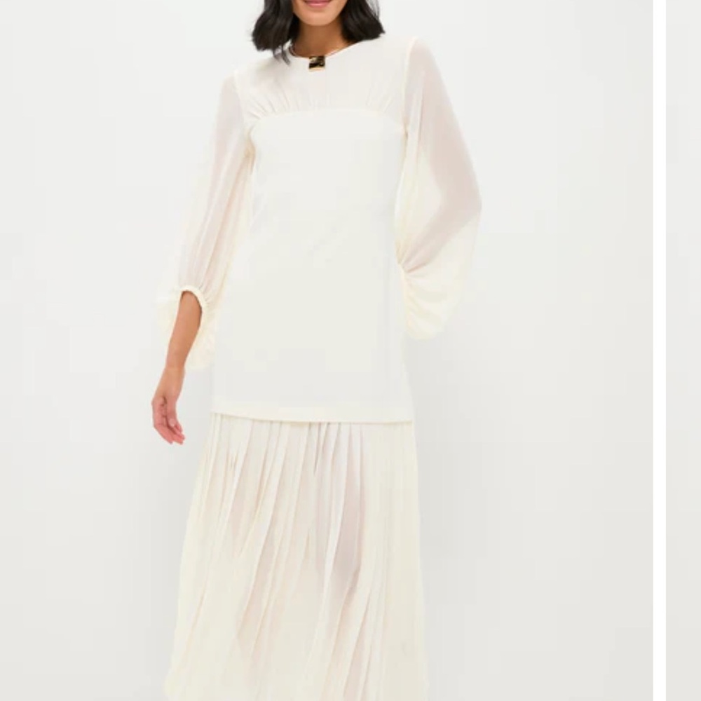 Tuckernuck Ivory Long Sleeve Dress